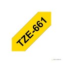 Brother | 661 | Laminated tape | Thermal | Black on yellow | Roll (3.6 cm x 8 m)