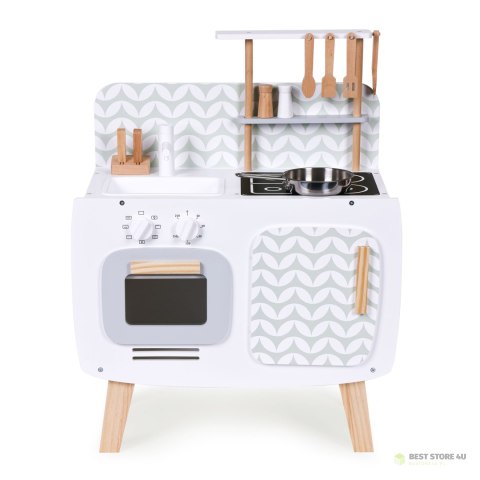Drewniana kuchnia dla dzieci retro piekarnik palniki zlew akcesoria kuchenne ECOTOYS Drewniana kuchnia dla dzieci retro piekarnik palniki zlew akcesoria kuchenne ECOTOYS
