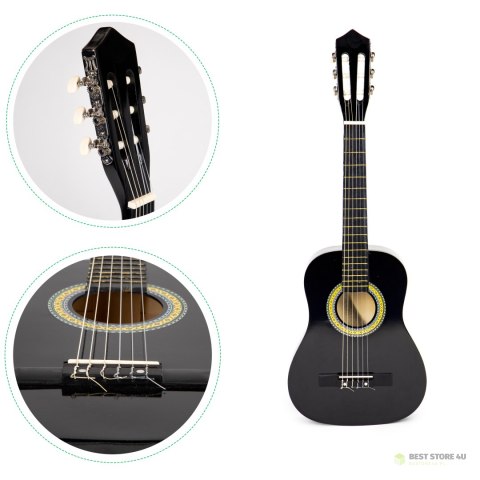 Gitara dla dzieci duża drewniana 6 strun ECOTOYS Gitara dla dzieci duża drewniana 6 strun ECOTOYS