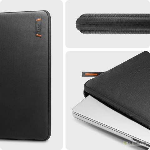Spigen Basic Laptop Pouch - Pokrowiec na laptop 15" / 16" (Czarny) Spigen Basic Laptop Pouch - Pokrowiec na laptop 15" / 16" (Czarny)