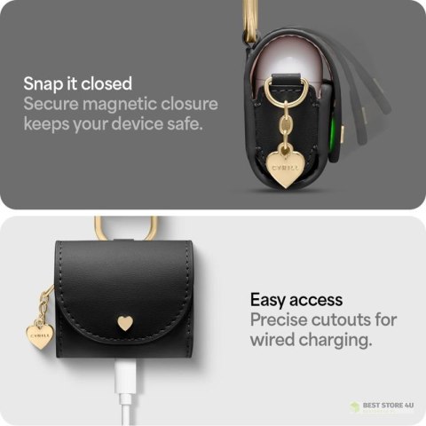 Spigen Cyrill Mini Bag - Etui z paskiem do Apple AirPods 4 (Czarny) Spigen Cyrill Mini Bag - Etui z paskiem do Apple AirPods 4 (Czarny)