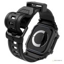 Spigen Rugged Armor Pro - Pasek z obudową do Apple Watch 10 42 mm (Matte Black)