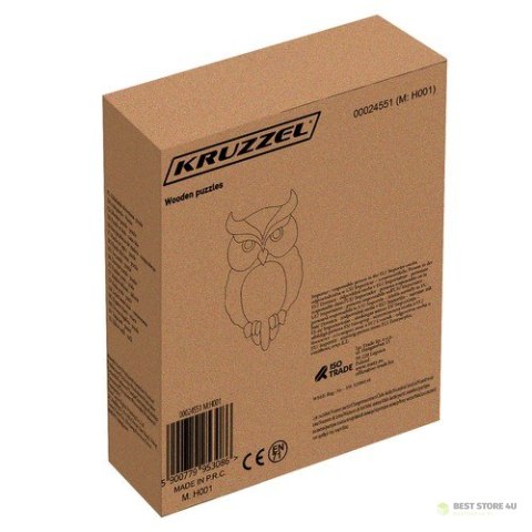 Układanka drewniana- puzzle Kruzzel 24551 Układanka drewniana- puzzle Kruzzel 24551