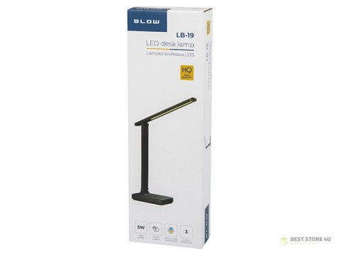 44-163# Lampka biurkowa led lb-19 czarna 44-163# Lampka biurkowa led lb-19 czarna