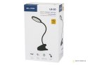 44-165# Lampka biurkowa led lb-20 z klipsem czarna