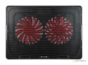 66-368# Podstawka chłodząca laptop 2 fan samba red