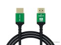 96-649# Przyłącze hdmi-hdmi 8k green proste 5m