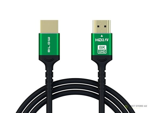 96-647# Przyłącze hdmi-hdmi 8k green proste 2m