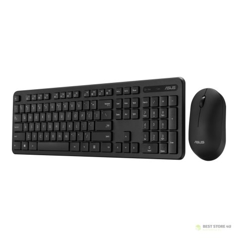 Asus CW100 | Keyboard and Mouse Set | Wireless | US | Black Asus CW100 | Keyboard and Mouse Set | Wireless | US | Black