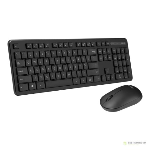 Asus CW100 | Keyboard and Mouse Set | Wireless | US | Black Asus CW100 | Keyboard and Mouse Set | Wireless | US | Black