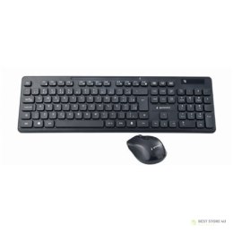 Gembird | Black | Wireless desktop set | KBS-WCH-03 | Keyboard and Mouse Set | Wireless | Mouse included | US | Black | US | 380