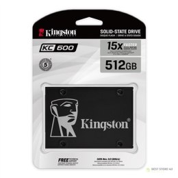 Kingston | KC600 | 512 GB | SSD form factor 2.5