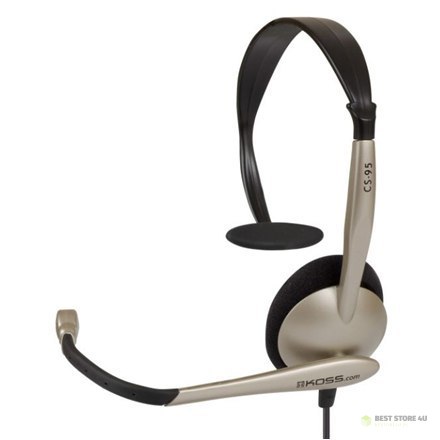 Koss | CS95 | Headphones | Wired | On-Ear | Microphone | Black/Gold