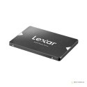 Lexar | NS100 | 512 GB | Format SSD 2,5" | Interfejs SSD SATA III | Prędkość odczytu 550 MB/s | Prędkość zapisu MB/s