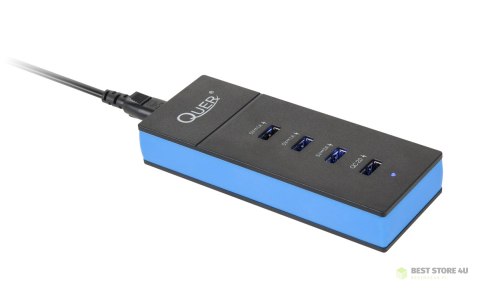 Listwa ładująca 4xUSB Quer z funkcją szybkiego ładowania QC