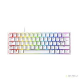 Razer | Optyczna klawiatura do gier | Huntsman Mini 60% | Klawiatura do gier | Podświetlenie LED RGB | RU | Przewodowa | Mercury