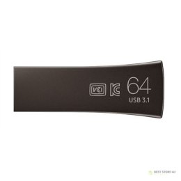 Samsung | BAR Plus | MUF-64BE4/APC | 64 GB | USB 3.1 | Szary