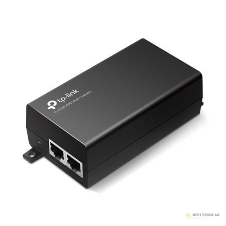 TP-LINK | Adapter PoE+ Injector | TL-POE160S | 10/100/1000 Mbit/s | Porty Ethernet LAN (RJ-45) 1x10/100/1000Mbps RJ45 port wejśc