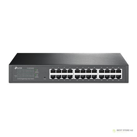 TP-LINK | Przełącznik | TL-SG1024DE | Zarządzalny przez sieć | Możliwość montażu w szafie | Ilość portów 1 Gb/s (RJ-45) 24 | Ilo