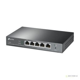 TP-LINK | SafeStream Multi-WAN VPN Router | TL-ER605 | 802.1q | Mbit/s | 10/100/1000 Mbit/s | Porty Ethernet LAN (RJ-45) 1 Stały