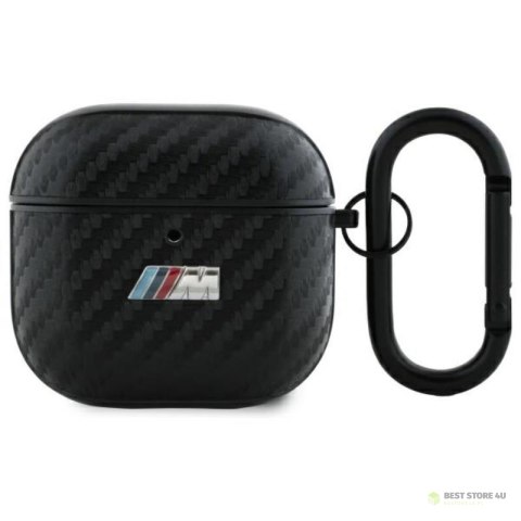 BMW PU Carbon M Collection - Etui AirPods 4 (czarny)