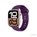 Crong Liquid - Pasek do Apple Watch 44/45/46/49 mm (śliwkowy)