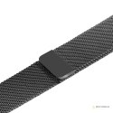 Crong Milano Steel - Pasek ze stali nierdzewnej do Apple Watch 38/40/41/42 mm (grafitowy)