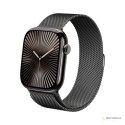 Crong Milano Steel - Pasek ze stali nierdzewnej do Apple Watch 38/40/41/42 mm (grafitowy)