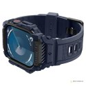 Spigen Rugged Armor Pro - Pasek z obudową do Apple Watch 10 46 mm (Navy Blue)