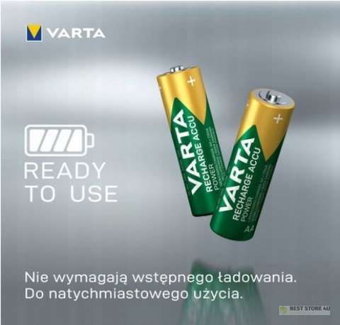 AKUMULATORY VARTA R6 2600 mAh RECHARGE ACCU POWER 2szt AKUMULATORY VARTA R6 2600 mAh RECHARGE ACCU POWER 2szt