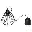 WAYA lampa wisząca, moc max. 1x60W, E27, czarna