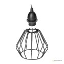 WAYA lampa wisząca, moc max. 1x60W, E27, czarna