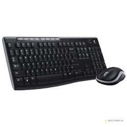 Zestaw klawiatury i myszy Logitech MK270, bezprzewodowy, mysz w zestawie, baterie w zestawie, USA, klawiatura numeryczna, USB, c