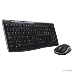 Zestaw klawiatury i myszy Logitech MK270, bezprzewodowy, mysz w zestawie, baterie w zestawie, USA, klawiatura numeryczna, USB, c