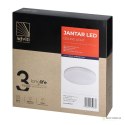 JANTAR LED 24W, plafon oświetleniowy, 2565lm, IP54, 4000K, klosz PC