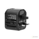 Podróżny adapter do gniazdek Go World USA/UK/EURO/AUS (USB 5V,2,4A)