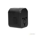 Podróżny adapter do gniazdek Go World USA/UK/EURO/AUS (USB 5V,2,4A)