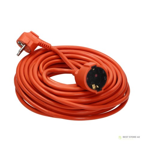 Przedłużacz ogrodowy jednogniazdowy Schuko, PVC 3x1,5mm?, długość 50m Przedłużacz ogrodowy jednogniazdowy Schuko, PVC 3x1,5mm?, długość 50m
