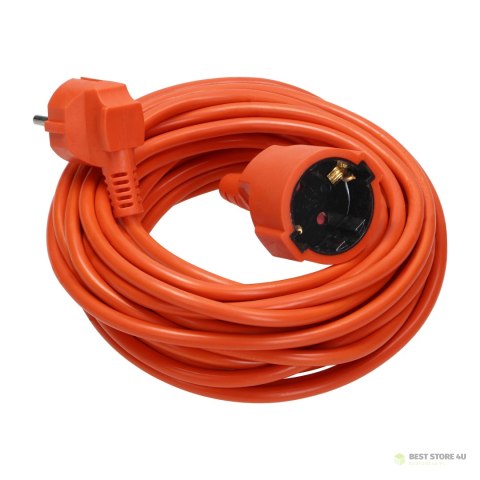 Przedłużacz ogrodowy jednogniazdowy Schuko, PVC 3x1mm?, długość 50m Przedłużacz ogrodowy jednogniazdowy Schuko, PVC 3x1mm?, długość 50m