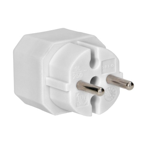 Rozgałęźnik 2x2P euro, biały, 20 szt.