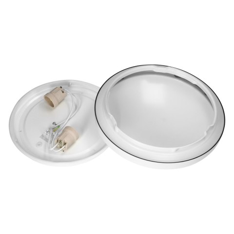 SELENE plafon 2xE27, max. 2x60W, IP54, biały