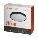 SELENE plafon 2xE27, max. 2x60W, IP54, czarny