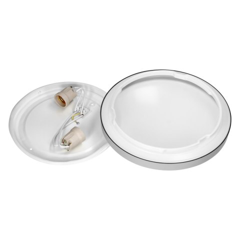 SELENE plafon 2xE27, max. 2x60W, IP54, szary