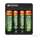 Ładowarka Kodak USB charger, 2xAA i 2xAAA + 2 szt. akumulatorków AA 700mAh i 2 szt. Akumulatorków AAA 350mAh