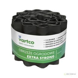 Obrzeże ogrodowe faliste 20cm x9m Vartco Extra Strong szare