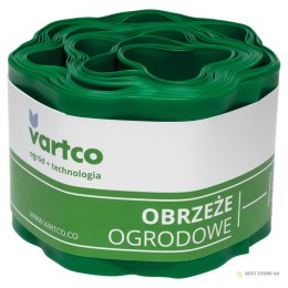 Obrzeże ogrodowe faliste 20cm x9m Vartco zielone