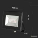 Projektor LED V-TAC 20W SMD E-Series Czarny VT-4021 Kolor Czerwony