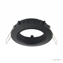 Oczko V-TAC GU10 Okrągłe Ruchome Czarne VT-779-BL