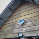 Projektor LED Solarny V-TAC 12W Czarny IP65, Pilot, Timer VT-25W 4000K 550lm