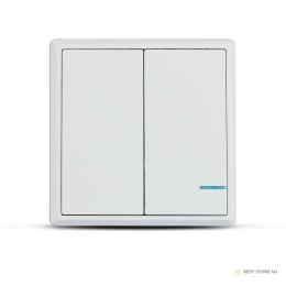 Przełącznik Bezprzewodowy Podwójny IP54 do SKU 8458, 8459 V-TAC VT-5132